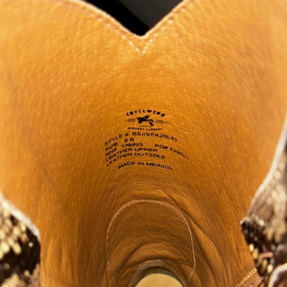 Idyllwind SLAY PYTHON TALL WESTERN BOOTS - SNIP TOE - Picture 7 of 7